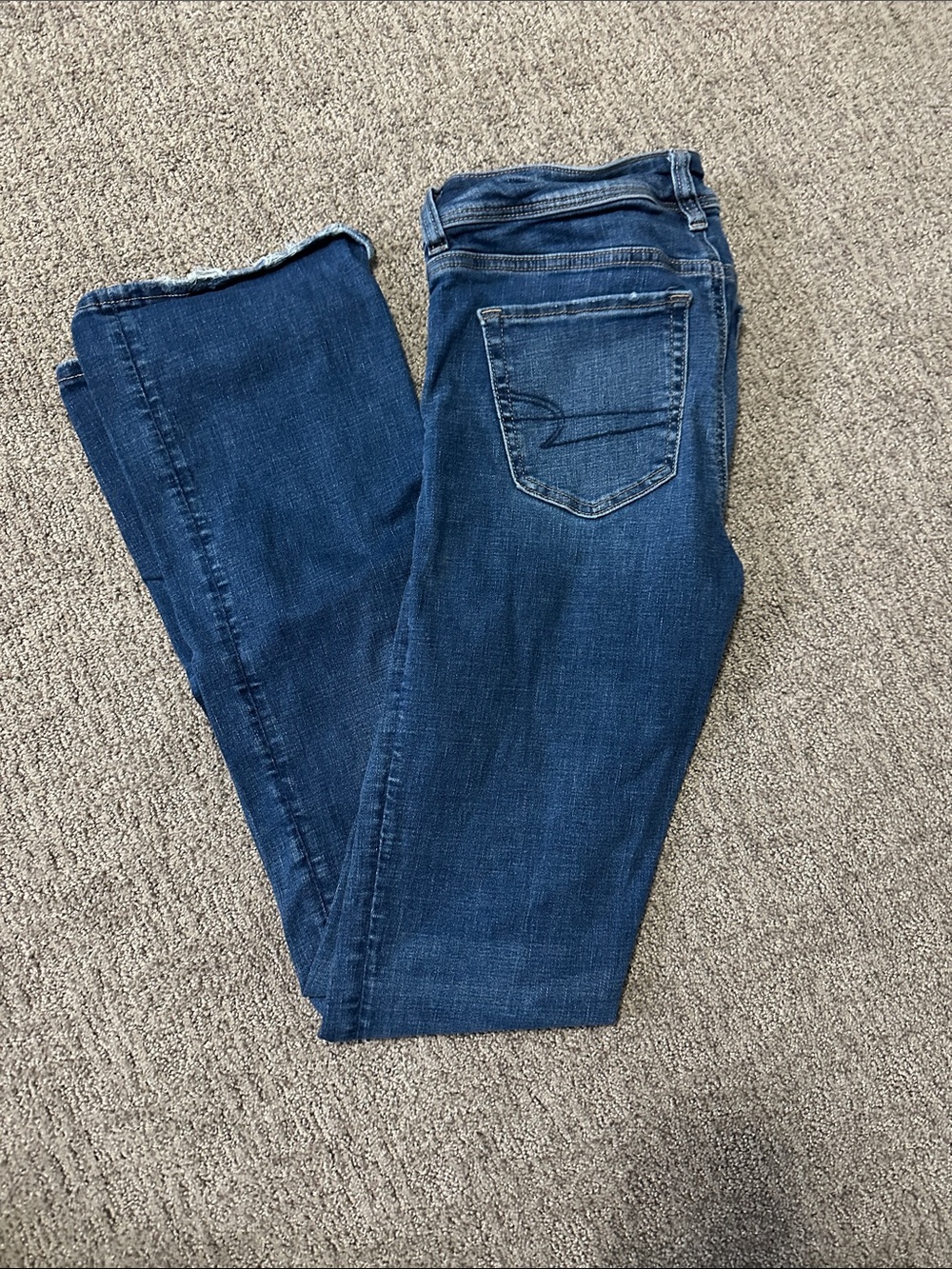 American Eagle Outfitters Women's Dark Blue Skinny Jeans